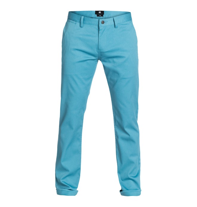dcshoes, DC Worker Slim 32" Inseam Pants, BLUE SHAKE (bks0) 0 DC Worker Slim 32" Inseam Pants Blue EDYNP03005 DC Shoes