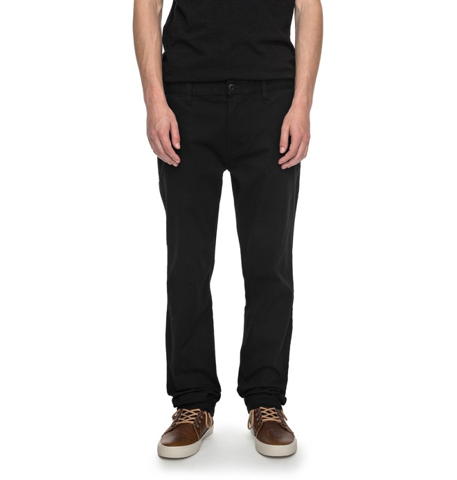 dcshoes, Men's Worker Slim 32" Chinos, BLACK (kvj0) 0 Men's Worker Slim 32" Chinos Black EDYNP03105 DC Shoes