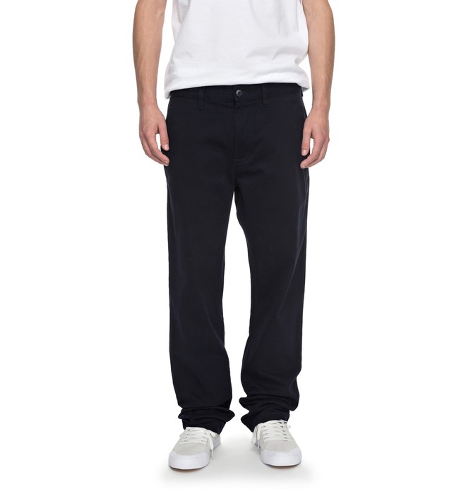 dcshoes, Men's Worker Straight 32" Chinos, DARK INDIGO (byj0) 0 Men's Worker Straight 32" Chinos Blue EDYNP03107 DC Shoes