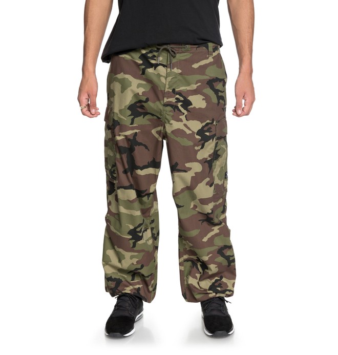 dcshoes, Men's Trueper Parachute Pants, CAMO (gsr6) 0 Men's Trueper Parachute Pants Green EDYNP03127 DC Shoes