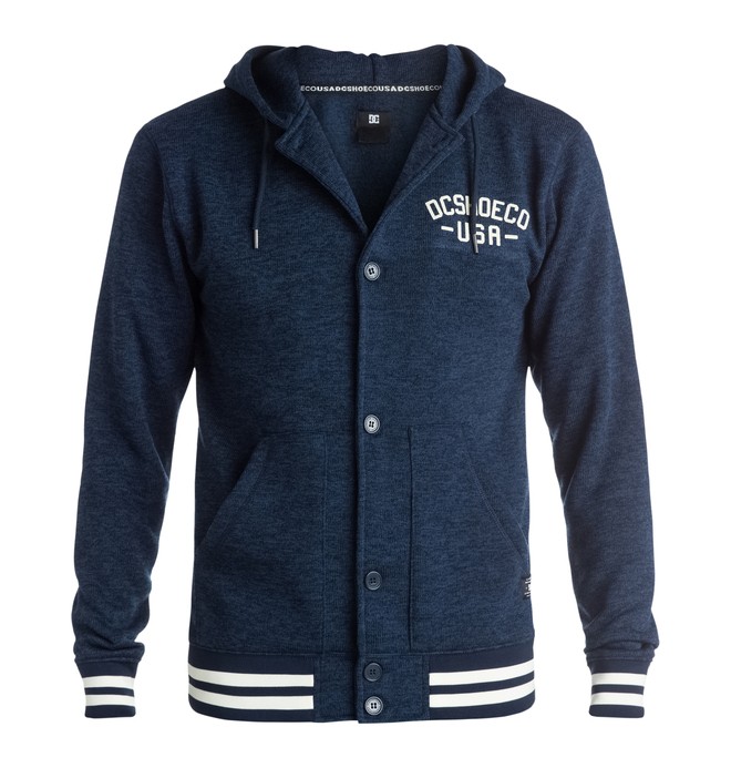 dcshoes, Romsey - Button-Up Hoodie, BLUE IRIS (btl0) 0 Romsey - Button-Up Hoodie EDYPF03013 DC Shoes