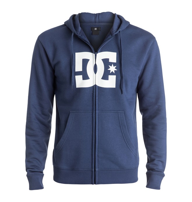 dcshoes, Star - Zip-Up Hoodie, SUMMER BLUES (bra0) 0 Star - Zip-Up Hoodie Blue EDYSF03108 DC Shoes
