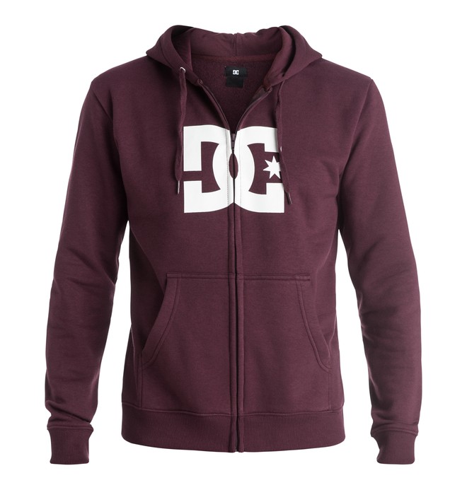 dcshoes, Star - Zip-Up Hoodie, WINETASTING (rtf0) 0 Star - Zip-Up Hoodie Red EDYSF03108 DC Shoes