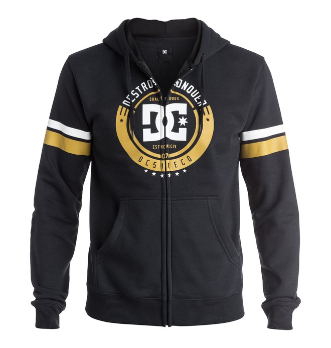 dcshoes, Smashed - Zip-Up Hoodie, BLACK (kvj0) 0 Smashed - Zip-Up Hoodie EDYSF03111 DC Shoes