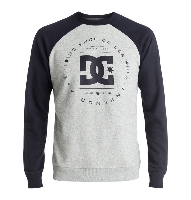 dcshoes, Rebuilt Raglan - Sweatshirt, DARK INDIGO/HEATHER GREY (xbbs) 0 Rebuilt Raglan - Sweatshirt Blue EDYSF03122 DC Shoes
