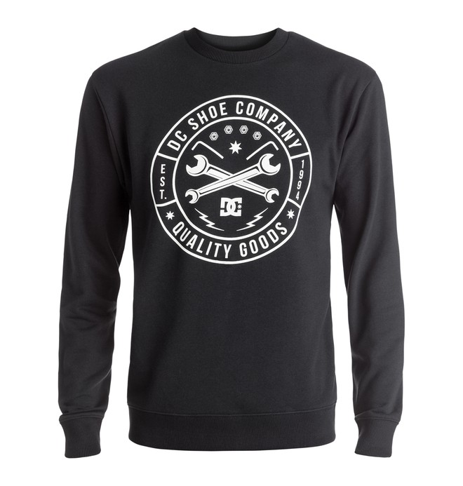 dcshoes, Equipment - Sweatshirt, BLACK (kvj0) 0 Equipment - Sweatshirt Black EDYSF03126 DC Shoes