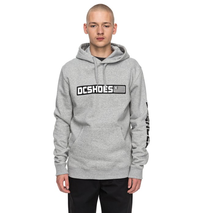 dcshoes, Replica - Sweat à capuche, GREY HEATHER (knfh) 0 Replica - Sweat à capuche Noir EDYSF03131 DC Shoes