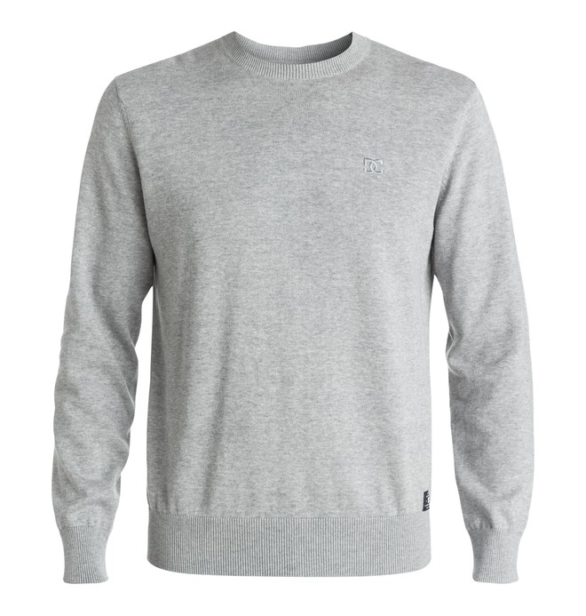 dcshoes, Men's Sabotage Sweater, GREY HEATHER (knfh) 0 Men's Sabotage Sweater Black EDYSW03003 DC Shoes