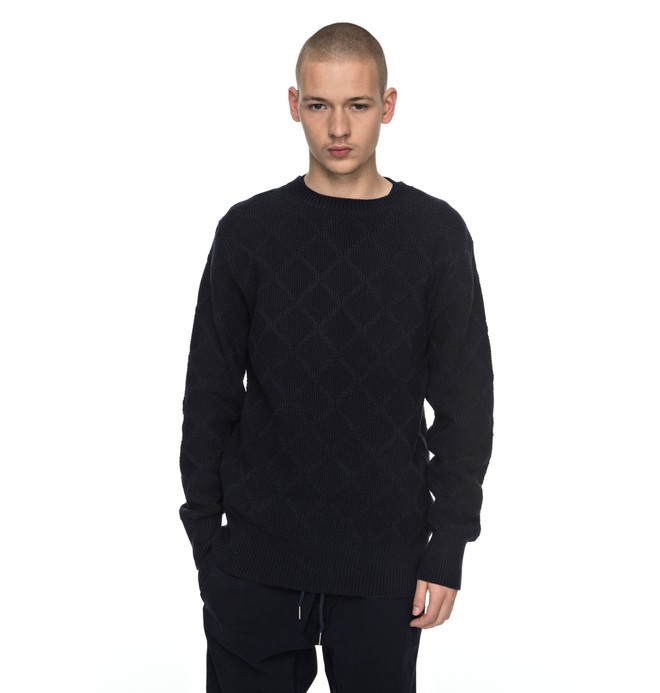 dcshoes, Solidify - Pull en maille, DARK INDIGO (byj0) 0 Solidify - Pull en maille Bleu EDYSW03027 DC Shoes