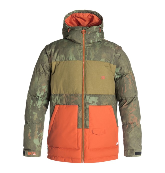 dcshoes, Men's Downhill Snow Jacket, CAMO LODGE (cqw6) 0 Men's Downhill Snow Jacket Brown EDYTJ03001 DC Shoes