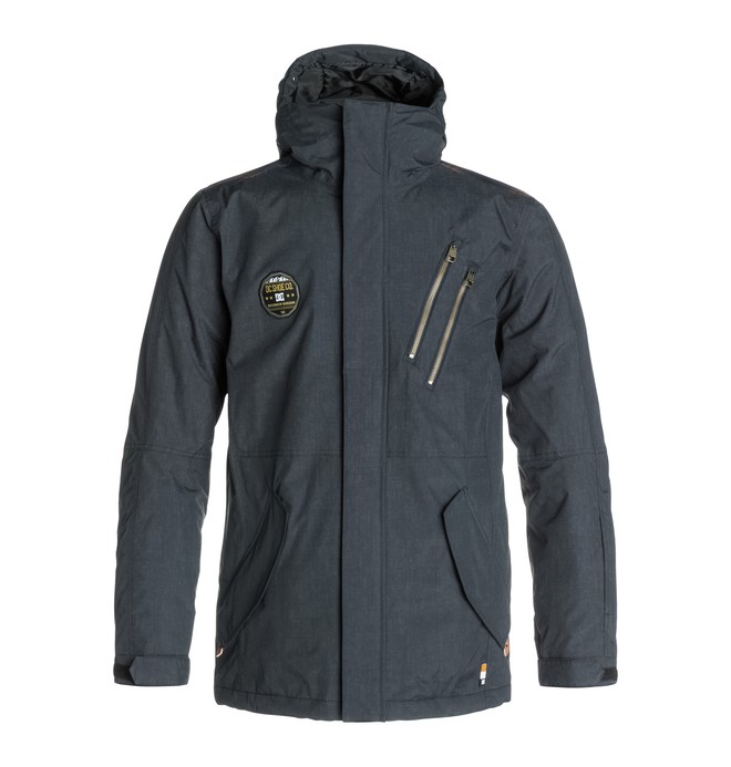 dcshoes, Men's Camp Snow Jacket, ANTHRACITE (kvj0) 0 Men's Camp Snow Jacket Black EDYTJ03011 DC Shoes