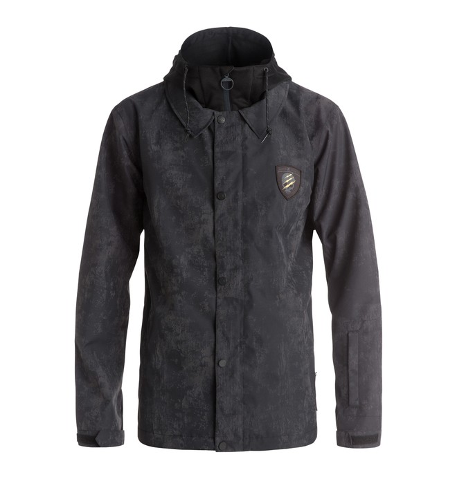 dcshoes, Cash Only SE - Coach Snow Jacket, DECAY BLACK REFLECTIVE (kvj6) 0 Cash Only SE - Coach Snow Jacket Black EDYTJ03023 DC Shoes