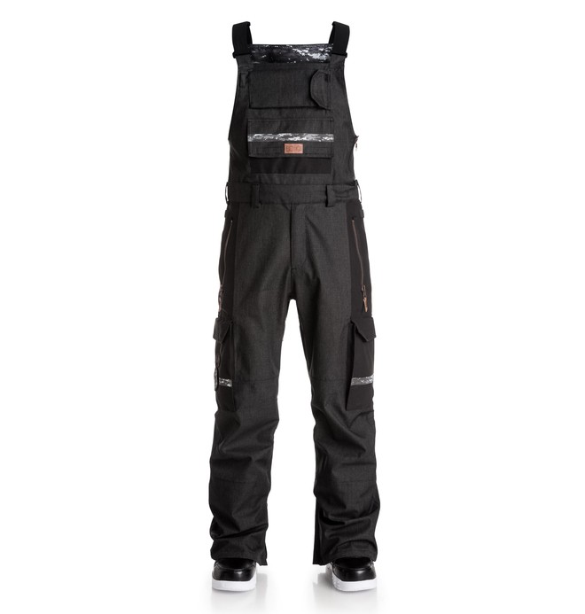 dcshoes, Men's Platoon SPT Bib Snow Pants, BLACK (kvj0) 0 Men's Platoon SPT Bib Snow Pants Black EDYTP03014 DC Shoes