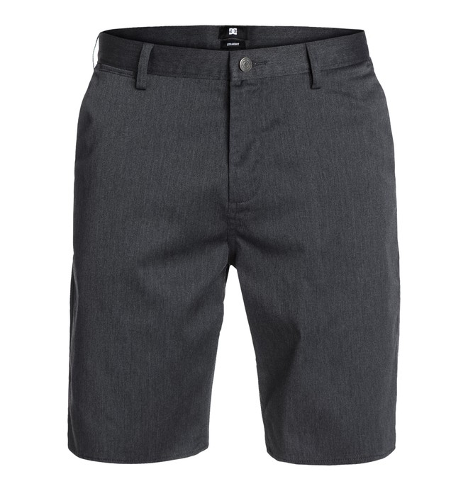 dcshoes, DC Worker Straight Shorts, HEATHER DARK SHADOW (krph) 0 DC Worker Straight Shorts Black EDYWS03000 DC Shoes