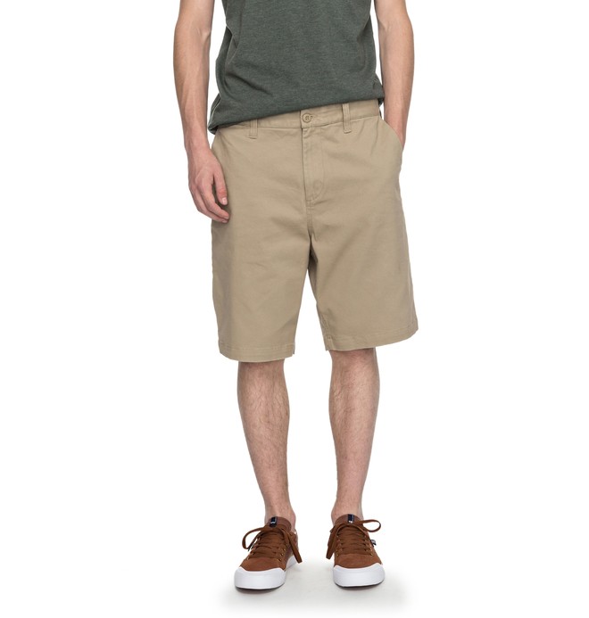 dcshoes, Men's Worker Straight 20.5" Shorts, KHAKI (tky0) 0 Men's Worker Straight 20.5" Shorts Beige EDYWS03064 DC Shoes