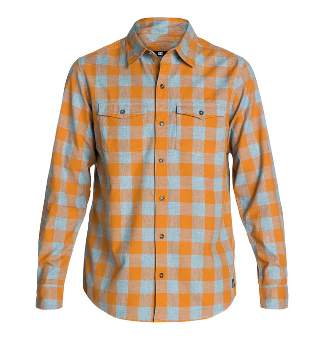 dcshoes, Hatchet LS Shirt, HATCHET ATLANTICDEEPLAYOUT (bsd2) 0 Hatchet LS Shirt Blue EDYWT03006 DC Shoes