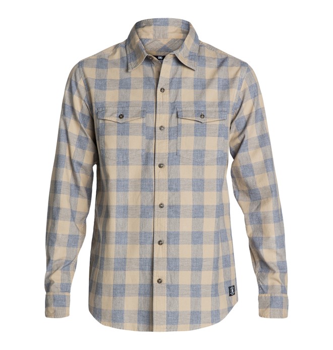 dcshoes, Hatchet LS Shirt, KHAKI HATCHET (tky1) 0 Hatchet LS Shirt Beige EDYWT03006 DC Shoes