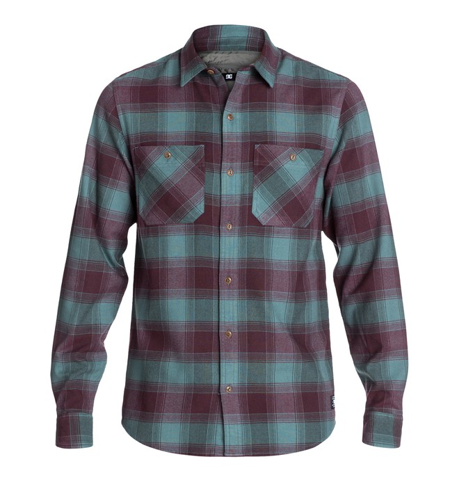 dcshoes, Richmond LS Shirt, NORTH ATL RICH (bmz1) 0 Richmond LS Shirt Blue EDYWT03008 DC Shoes