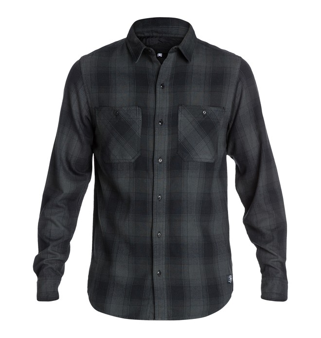 dcshoes, Richmond LS Shirt, BLACK RICH (kvj8) 0 Richmond LS Shirt Black EDYWT03008 DC Shoes