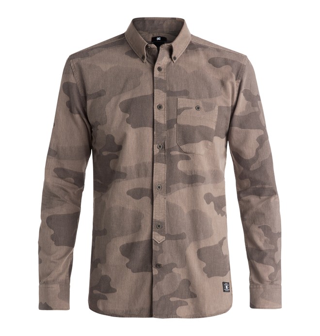 dcshoes, Lamesa - Long Sleeve Shirt, BOLD CAMO GREEN (ktf2) 0 Lamesa - Long Sleeve Shirt Black EDYWT03109 DC Shoes