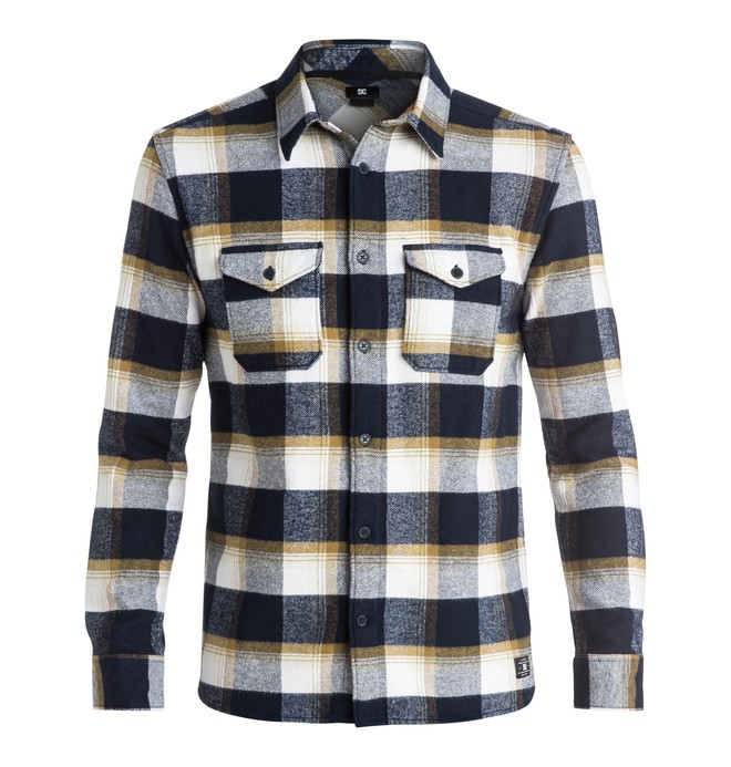 dcshoes, Marsha Flannel - Long Sleeve Shirt, MARSHA BLUE IRIS (btl1) 0 Marsha Flannel - Long Sleeve Shirt Blue EDYWT03110 DC Shoes