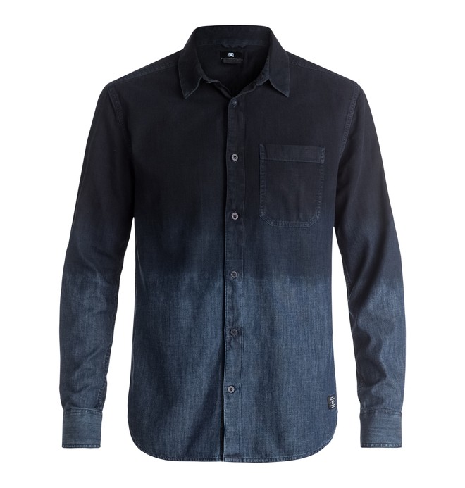 dcshoes, Grantsburg - Long Sleeve Shirt, INDIGO DENIM (prr0) 0 Grantsburg - Long Sleeve Shirt Purple EDYWT03140 DC Shoes