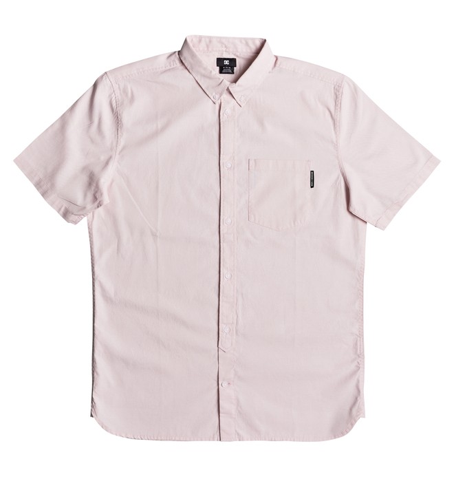 dcshoes, Men's Classic Oxford Light Short Sleeve Shirt, ENGLISH ROSE (mdj0) 0 Men's Classic Oxford Light Short Sleeve Shirt Pink EDYWT03184 DC Shoes
