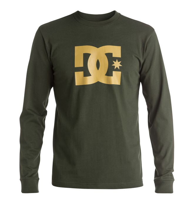dcshoes, Star - Long Sleeve T-Shirt, DARK OLIVE (csn0) 0 Star - Long Sleeve T-Shirt EDYZT03455 DC Shoes