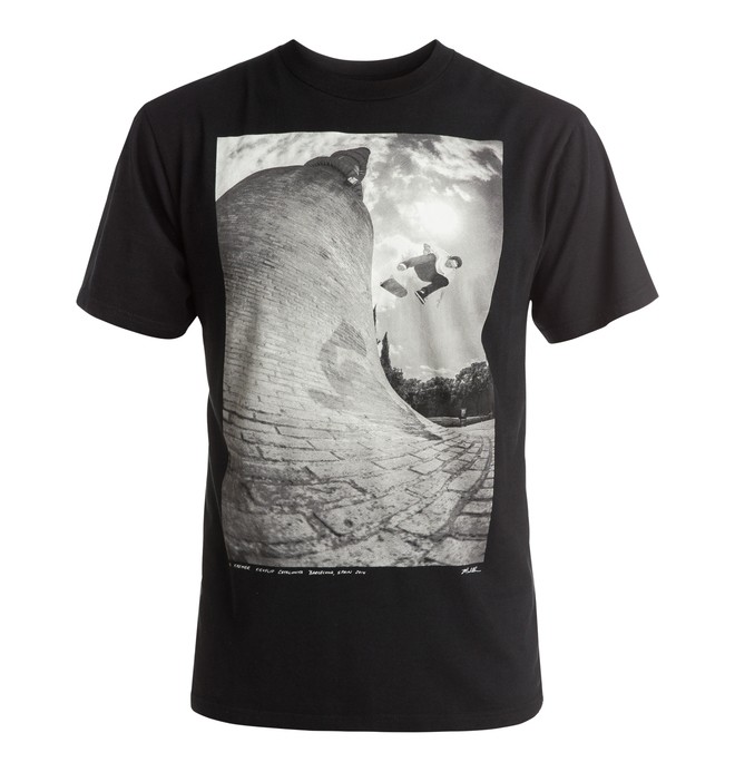 dcshoes, Disrupt - T-Shirt, BLACK (kvj0) 0 Disrupt - T-Shirt Black EDYZT03471 DC Shoes
