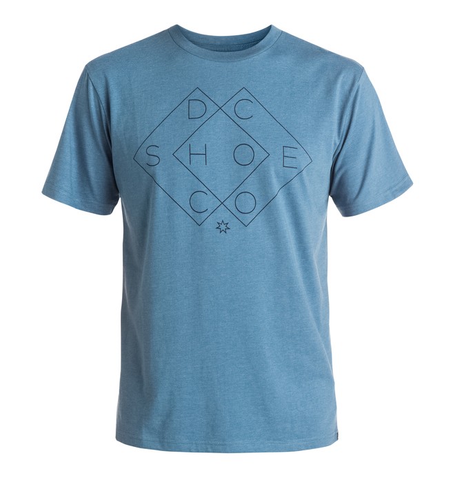 dcshoes, Flat Section - T-Shirt, HEATHER COPEN BLUE (bmnh) 0 Flat Section - T-Shirt EDYZT03479 DC Shoes