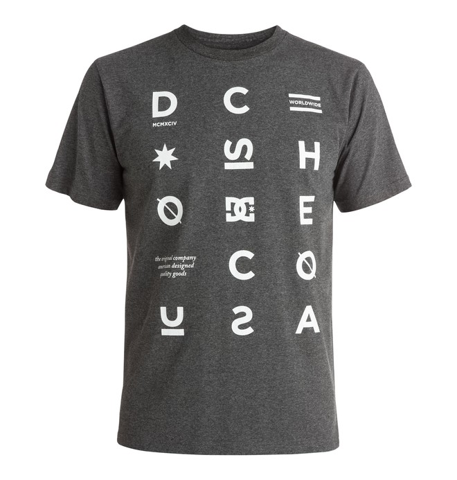 dcshoes, Avaleon - T-Shirt, HEATHER CHARCOAL (kteh) 0 Avaleon - T-Shirt EDYZT03481 DC Shoes