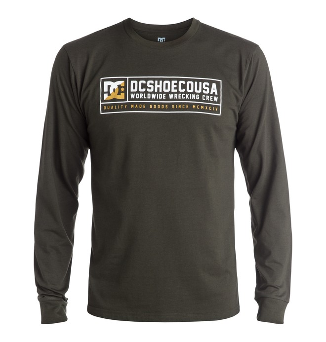 dcshoes, Blackout - Long Sleeve T-Shirt, DARK OLIVE (csn0) 0 Blackout - Long Sleeve T-Shirt EDYZT03529 DC Shoes