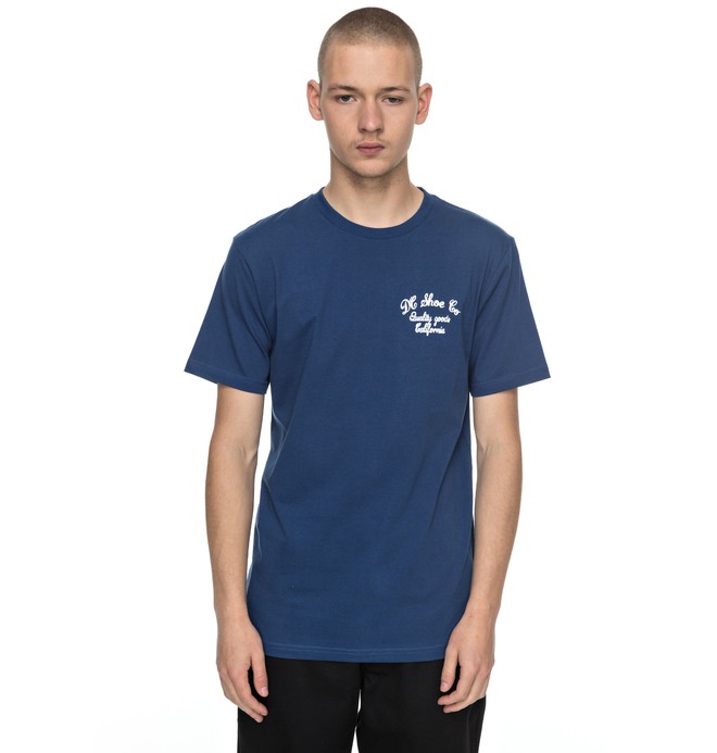 dcshoes, Squander - T-Shirt, WASHED INDIGO (bsa0) 0 Squander - T-Shirt Blue EDYZT03686 DC Shoes