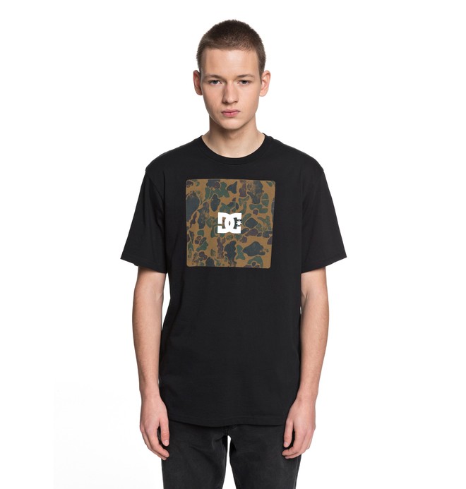 dcshoes, Square Boxing - T-Shirt, BLACK (kvj0) 0 Square Boxing - T-Shirt Black EDYZT03692 DC Shoes