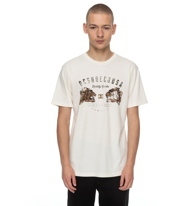 dcshoes, Surrender Never - T-Shirt, ANTIQUE WHITE (wcl0) 0 Surrender Never - T-Shirt White EDYZT03710 DC Shoes