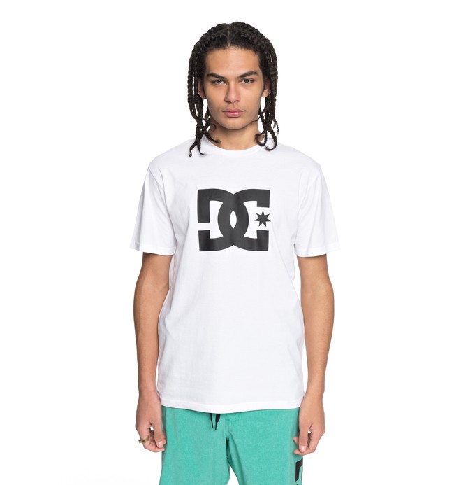 dcshoes, Star - T-Shirt, SNOW WHITE (wbb0) 0 Star - T-Shirt White EDYZT03721 DC Shoes