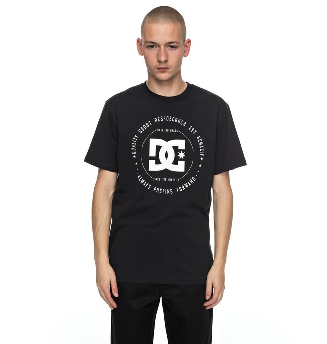 dcshoes, Rebuilt - T-Shirt, BLACK (kvj0) 0 Rebuilt - T-Shirt Black EDYZT03728 DC Shoes