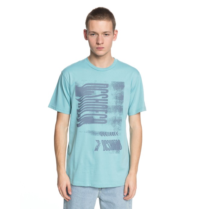 dcshoes, Dynamic Vision - T-Shirt, MARINE BLUE (bha0) 0 Dynamic Vision - T-Shirt Blue EDYZT03747 DC Shoes