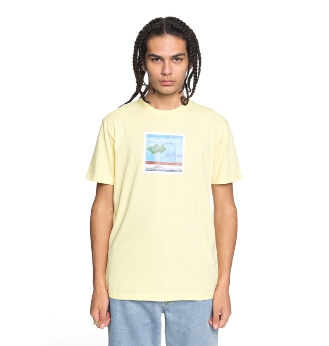 dcshoes, Men's Viajero Tee, LEMON MERINGUE (yzl0) 0 Men's Viajero Tee Yellow EDYZT03748 DC Shoes