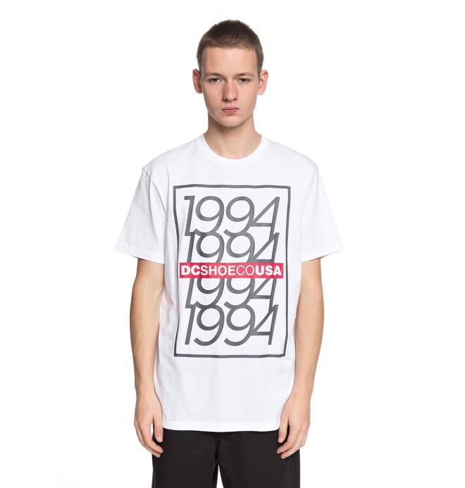 dcshoes, Renewal - T-Shirt, SNOW WHITE (wbb0) 0 Renewal - T-Shirt White EDYZT03759 DC Shoes