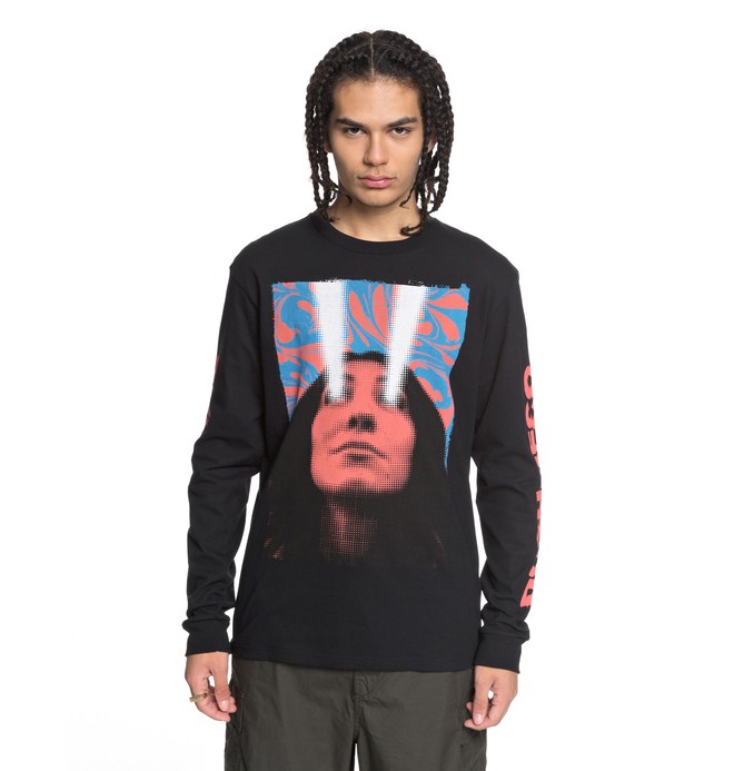 dcshoes, Men's Laser Beam Long Sleeve Tee, BLACK (kvj0) 0 Men's Laser Beam Long Sleeve Tee Black EDYZT03774 DC Shoes