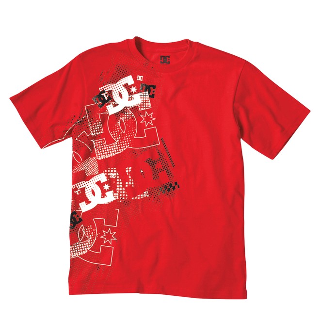 dcshoes, Kid's Pad Tee, ATHLETIC RED (ath) 0 Kid's Pad Tee K1200077 DC Shoes
