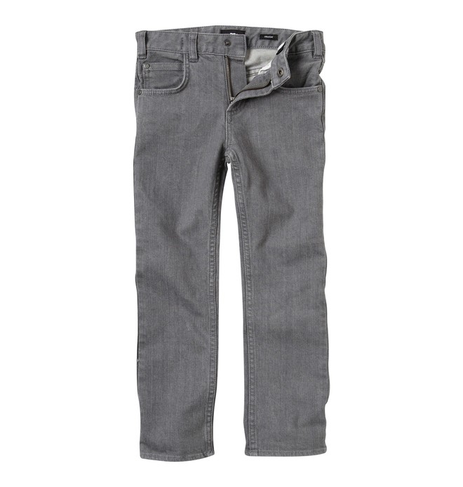 dcshoes, Kid's Straight Jeans, GREY RINSE (yrs) 0 Kid's Straight Jeans Grey K1800032 DC Shoes