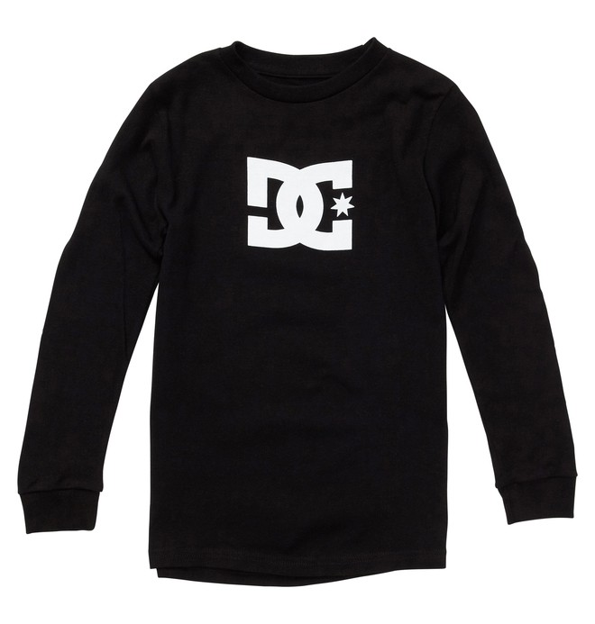 dcshoes, Kids Star Long Sleeve Tee, BLACK (kvj0) 0 Kids Star Long Sleeve Tee K2210000 DC Shoes