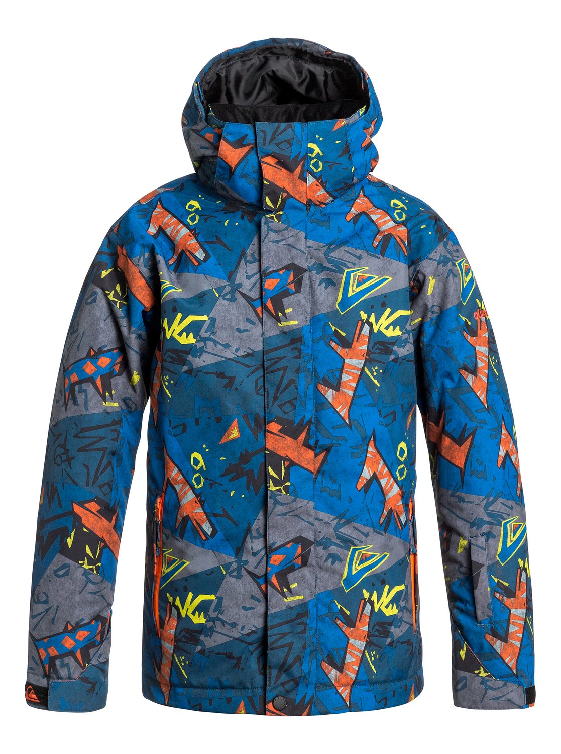 Mission Printed - Quiksilver Mission Printed - QuiksilverСноубордическая куртка Mission Printed для мальчиков из новой сноубордической коллекции Quiksilver. ХАРАКТЕРИСТИКИ: критические швы проклеены, надежный фиксированный капюшон, защита подбородка от натирания молнией из микрофибры, карман для скипасса, карман для маски. СОСТАВ: 100% полиэстер.<br>