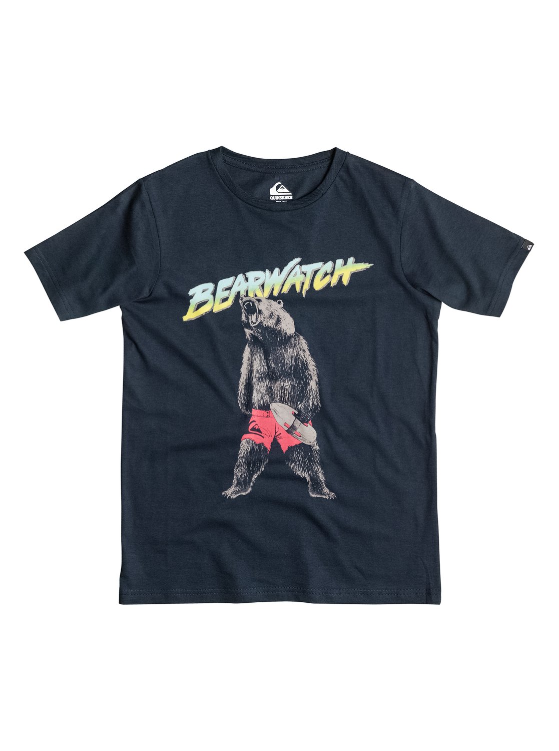 Boys Classic Bearwatch T-Shirt Boys Classic Bearwatch T-ShirtДетская футболка Classic Bearwatch от Quiksilver.ХАРАКТЕРИСТИКИ: округлый вырез, мягкий натуральный трикотаж, принт спереди, принт с изнанки воротника сзади.СОСТАВ: 100% хлопок.<br>