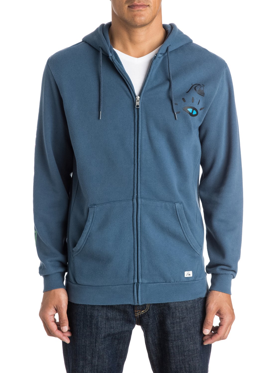 Snake Eye Zip Up Hoodie 888701586067 Quiksilver