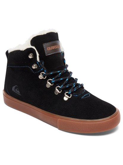 quiksilver, Кеды средней высоты Jax, BLACK/BLACK/BROWN (xkkc) Jax - Mid-Top Shoes AQBS100003