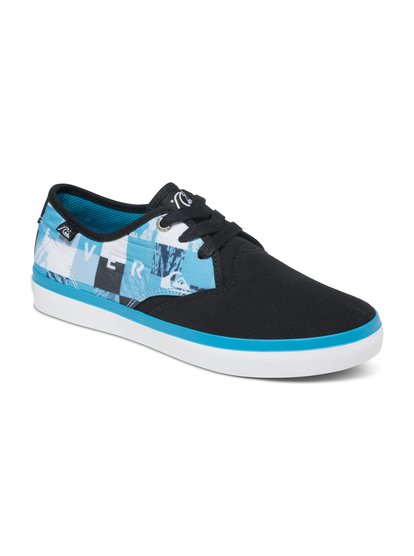 quiksilver, Детские низкие кеды Shorebreak Deluxe, BLACK/BLUE/WHITE (xkbw) Shorebreak Deluxe - Low-Top Shoes AQBS300020