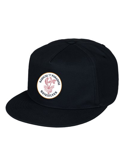 quiksilver, Бейсболка The Times, BLACK (kvj0) The Times - Snapback Cap AQYHA03677